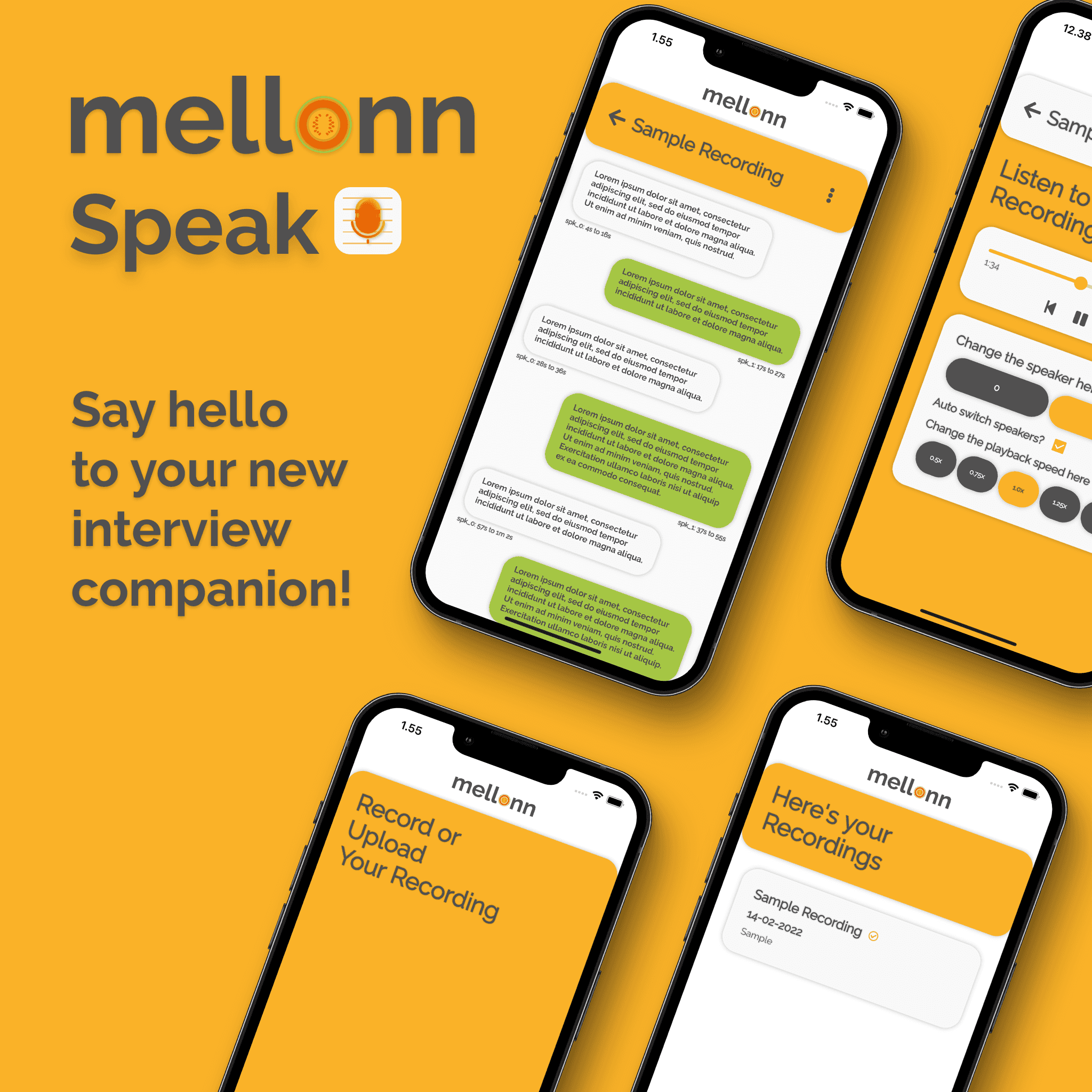 Mellonn Speak - Your new interview companion